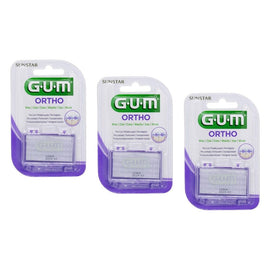 G.U.M Orthodontic Wax Plain Pack of 3