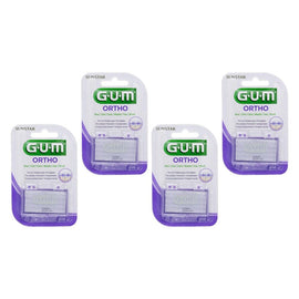 G.U.M Orthodontic Wax Plain Pack of 4