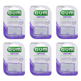 G.U.M Orthodontic Wax Plain Pack of 6