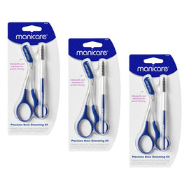 Manicare Precision Brow Grooming Kit Pack of 3
