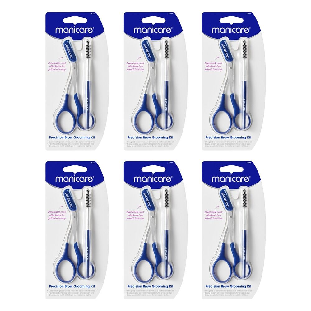 Manicare Precision Brow Grooming Kit Pack of 6