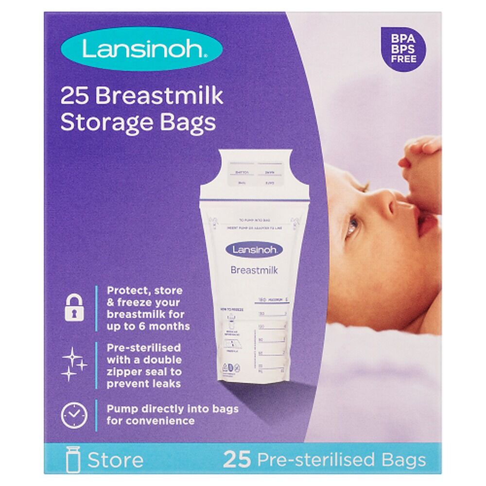 Lansinoh Breastmilk Storage Bags 25 Pack