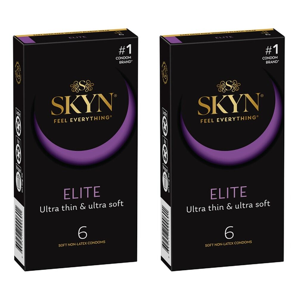 Skyn Elite Condoms 6 Pack Bundle of 2