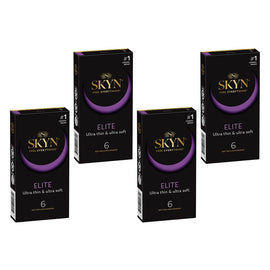 Skyn Elite Condoms 6 Pack Bundle of 4