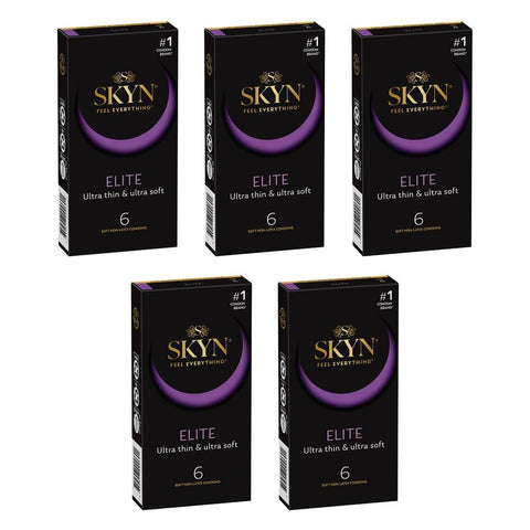 Skyn Elite Condoms 6 Pack Bundle of 5