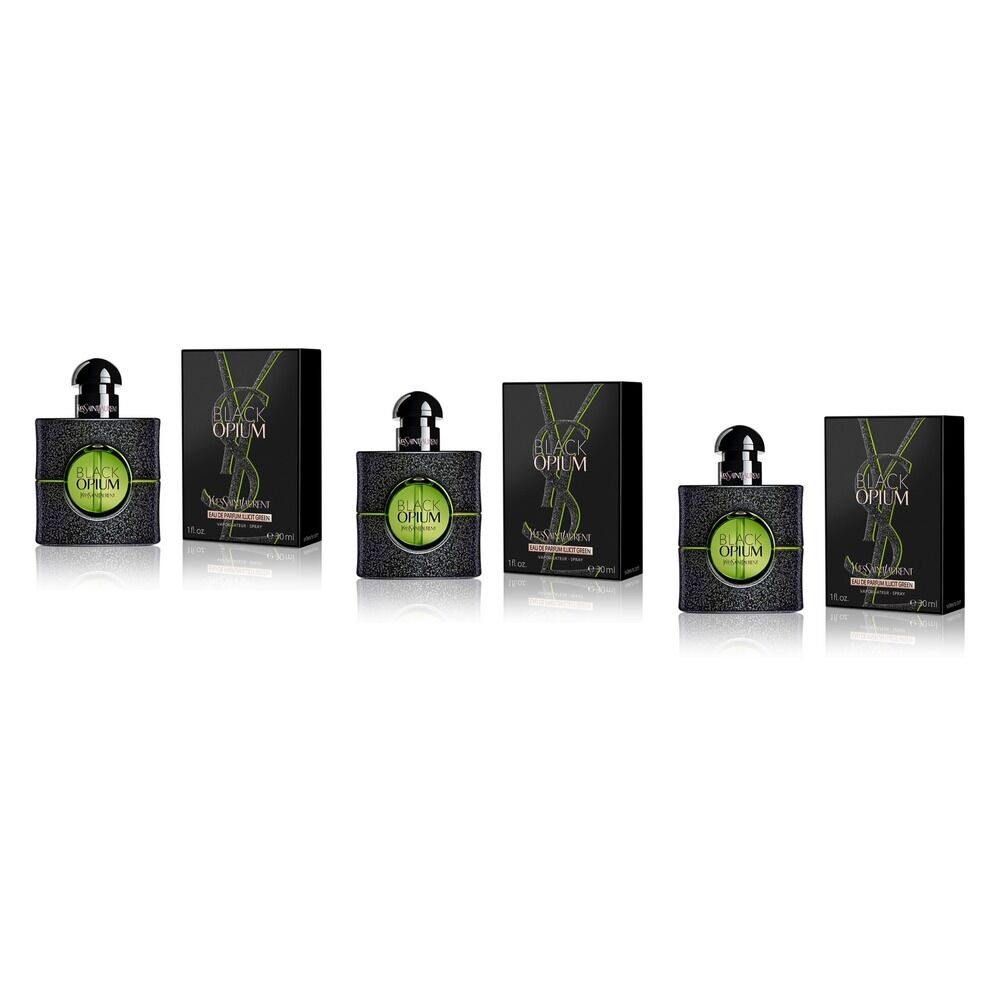Yves Saint Laurent Black Opium Illicit Green EDP 30mL Pack of 3