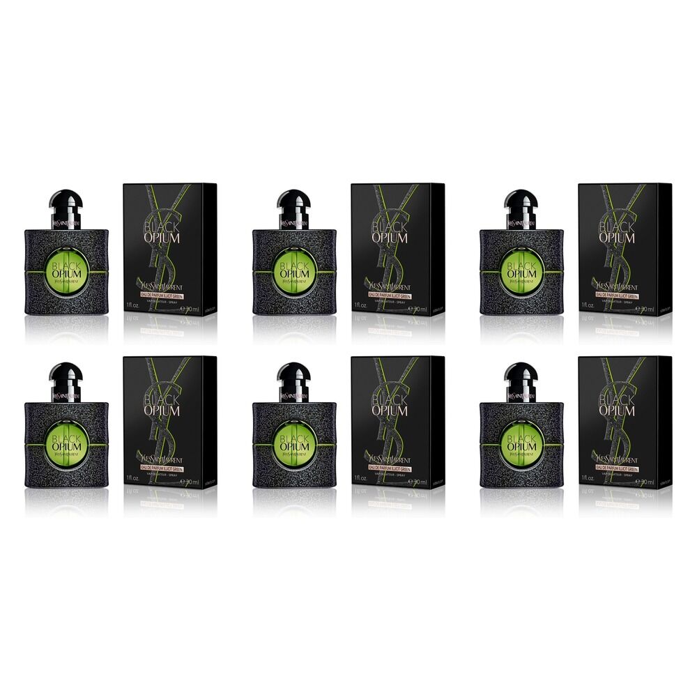 Yves Saint Laurent Black Opium Illicit Green EDP 30mL Pack of 6