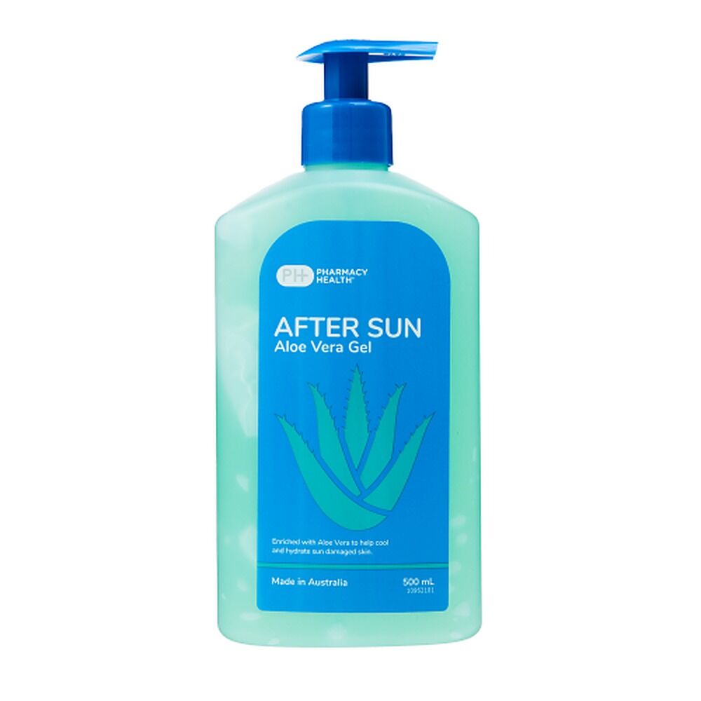 Pharmacy Health After Sun Aloe Vera Gel Pump 500ml