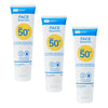 Pharmacy Health Sunscreen Face SPF50+ 75mL Pack of 3