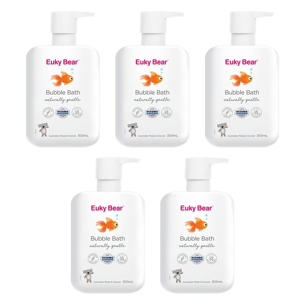 Euky Bear Bubble Bath 300mL Pack of 5