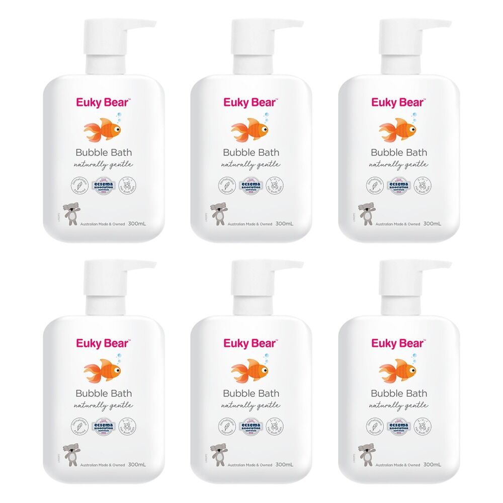 Euky Bear Bubble Bath 300mL Pack of 6
