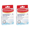 Elastoplast Waterproof XL Fast Healing Dressing 8 Pack Bundle of 2