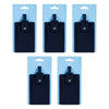 Pharmacy Health Luggage Tag Navy Pack of 5