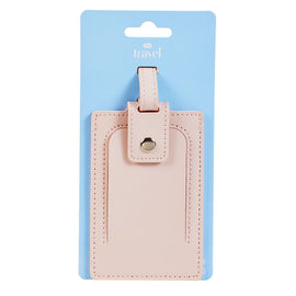 Pharmacy Health Luggage Tag Pink