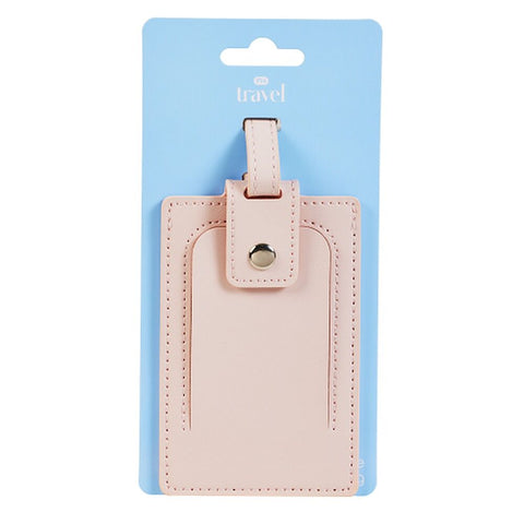 Pharmacy Health Luggage Tag Pink