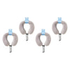 Pharmacy Health Memory Foam Neck Pillow Grey Pack of 4