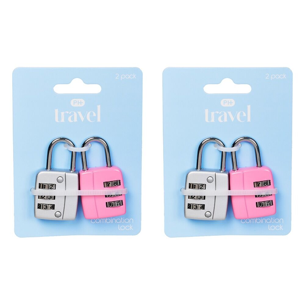 Pharmacy Health Combo Lock 2 Pack Bundle of 2