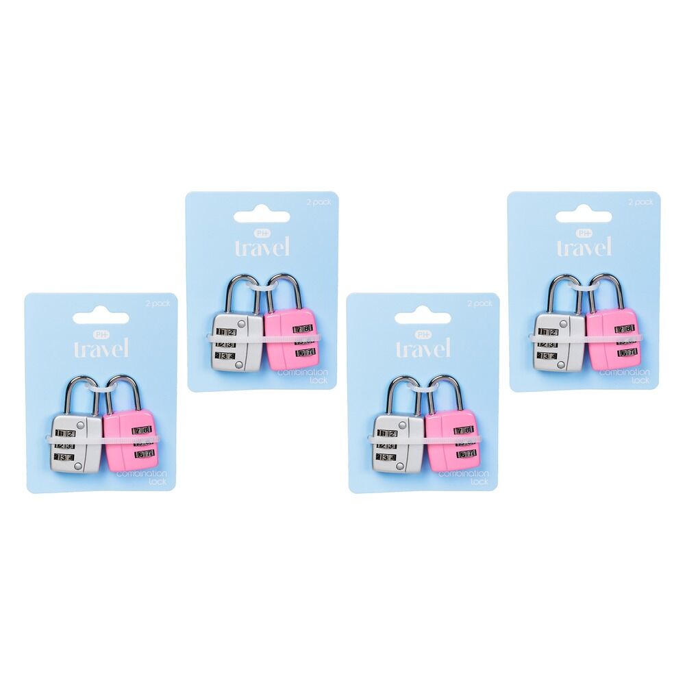 Pharmacy Health Combo Lock 2 Pack Bundle of 4