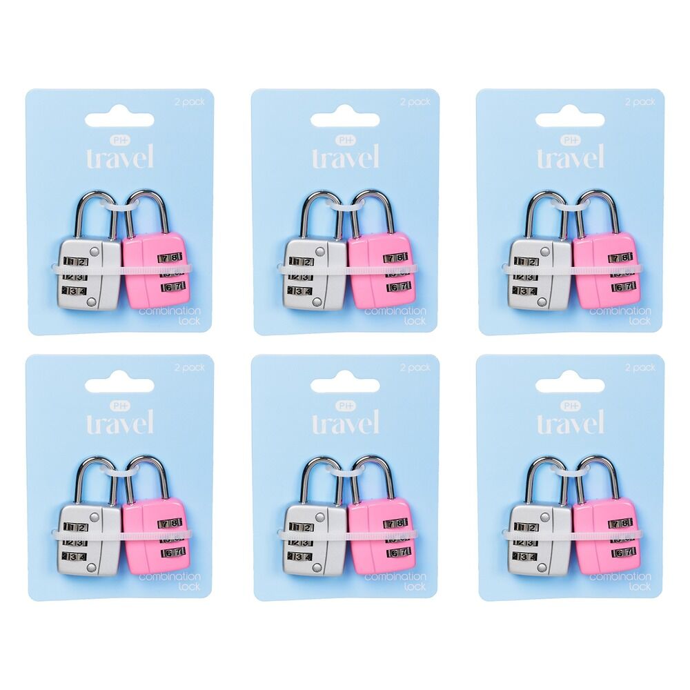 Pharmacy Health Combo Lock 2 Pack Bundle of 6