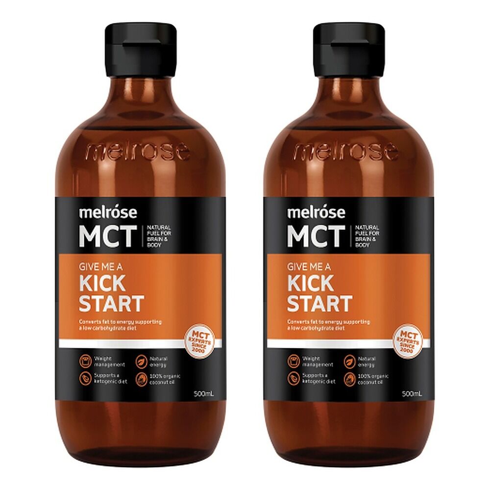 Melrose Health MCT Oil Kick Start 500mL Pack of 2
