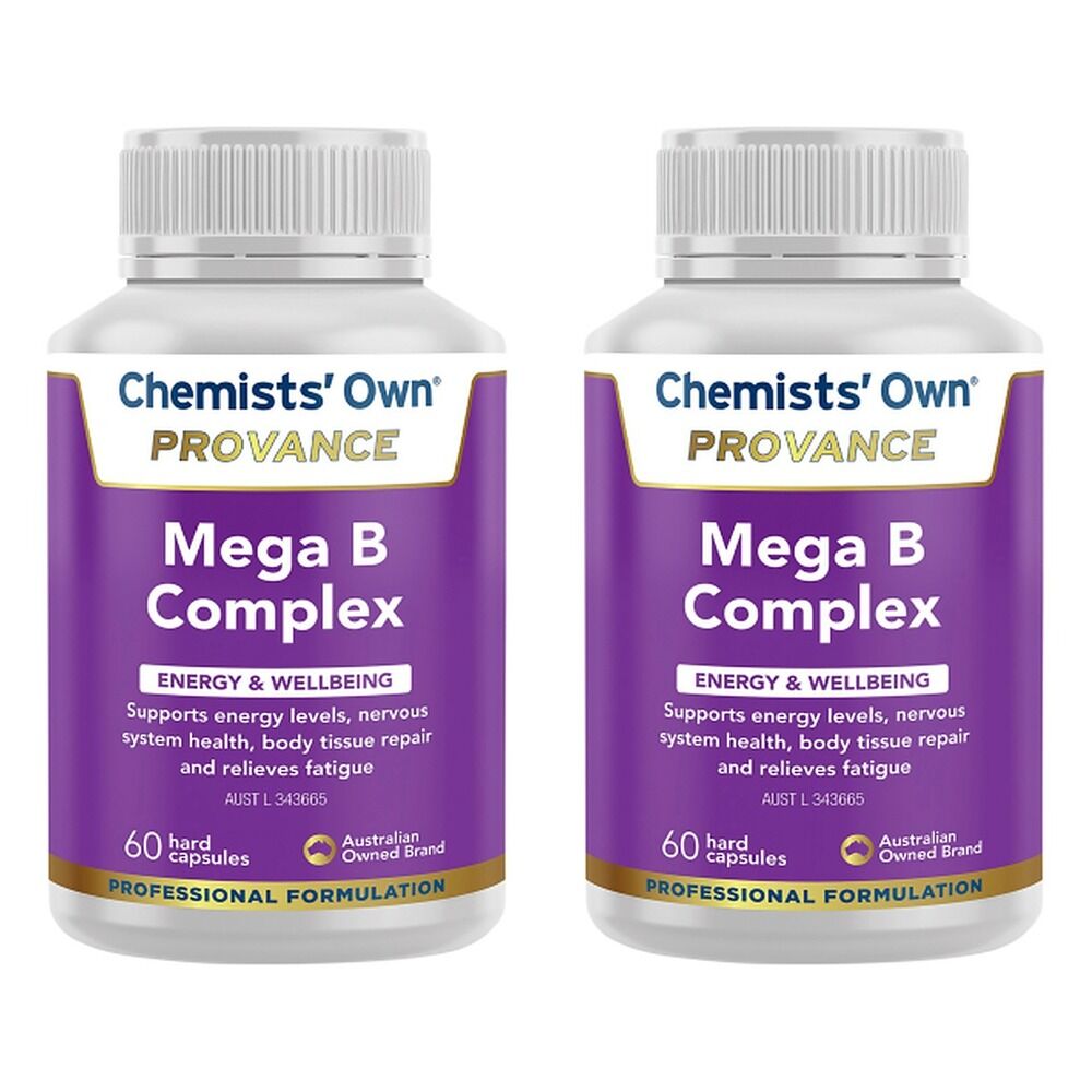Chemists' Own Provance Mega B Complex 60 Capsules Pack of 2