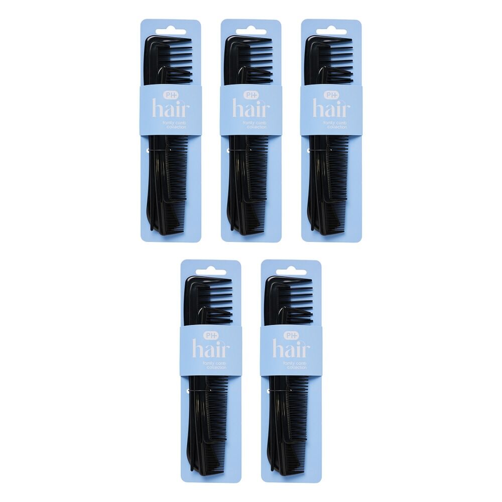 Pharmacy Health Family Comb Selection 4 Pack Bundle of 5