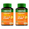 Cenovis Chewable Triple Action Vit C, D & Zinc Orange 60 Tablets Pack of 2