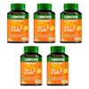 Cenovis Chewable Triple Action Vit C, D & Zinc Orange 60 Tablets Pack of 5