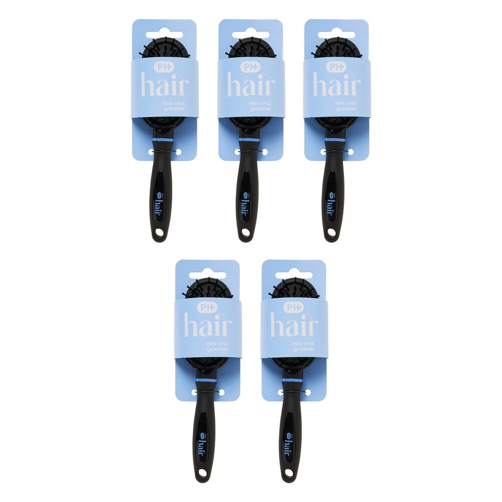 Pharmacy Health Mini Oval Groomer Brush Pack of 5
