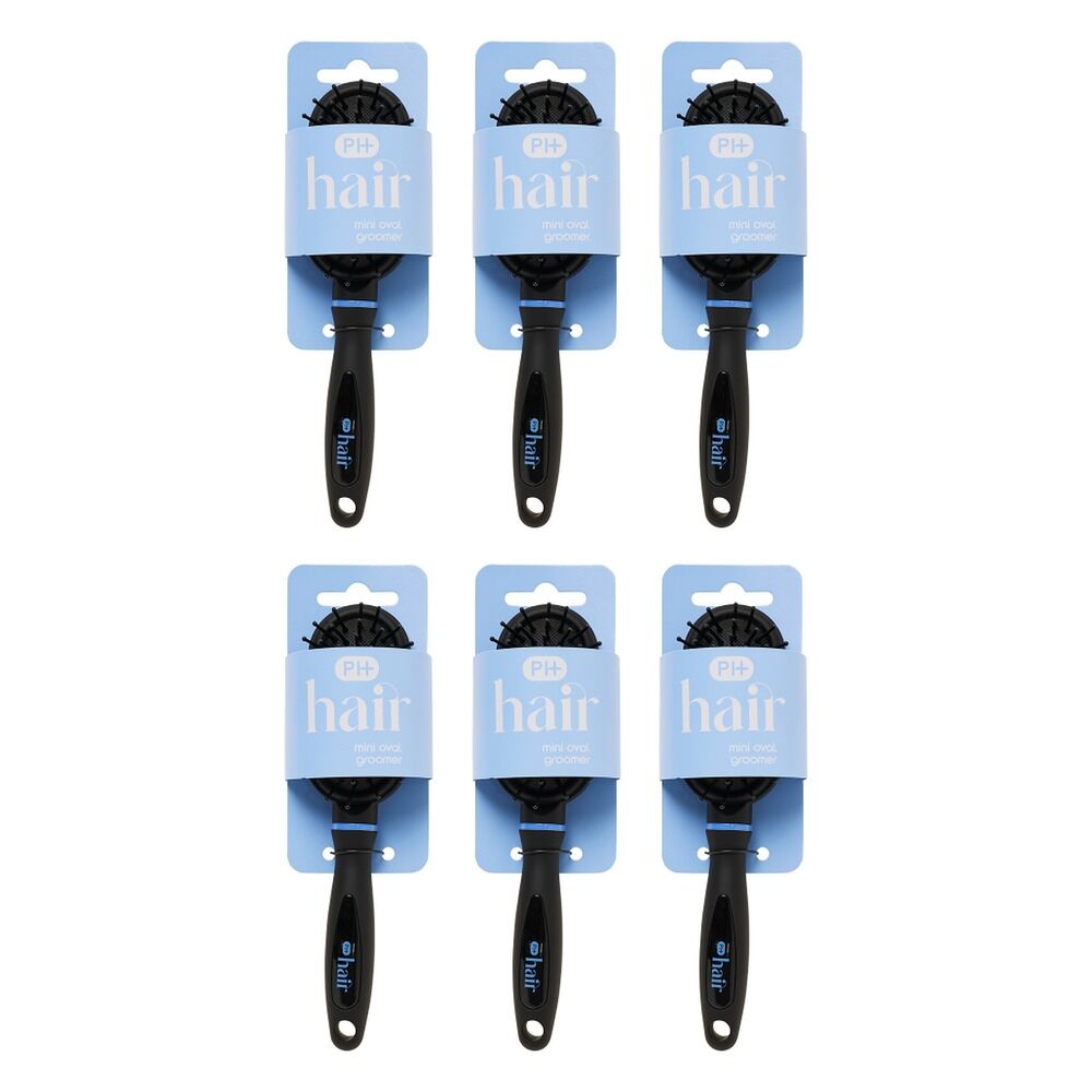Pharmacy Health Mini Oval Groomer Brush Pack of 6