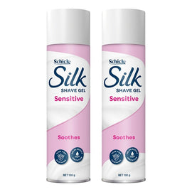 Schick Silk Sensitive Shave Gel 198g Pack of 2