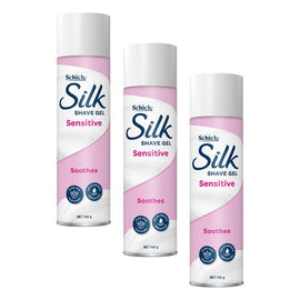 Schick Silk Sensitive Shave Gel 198g Pack of 3