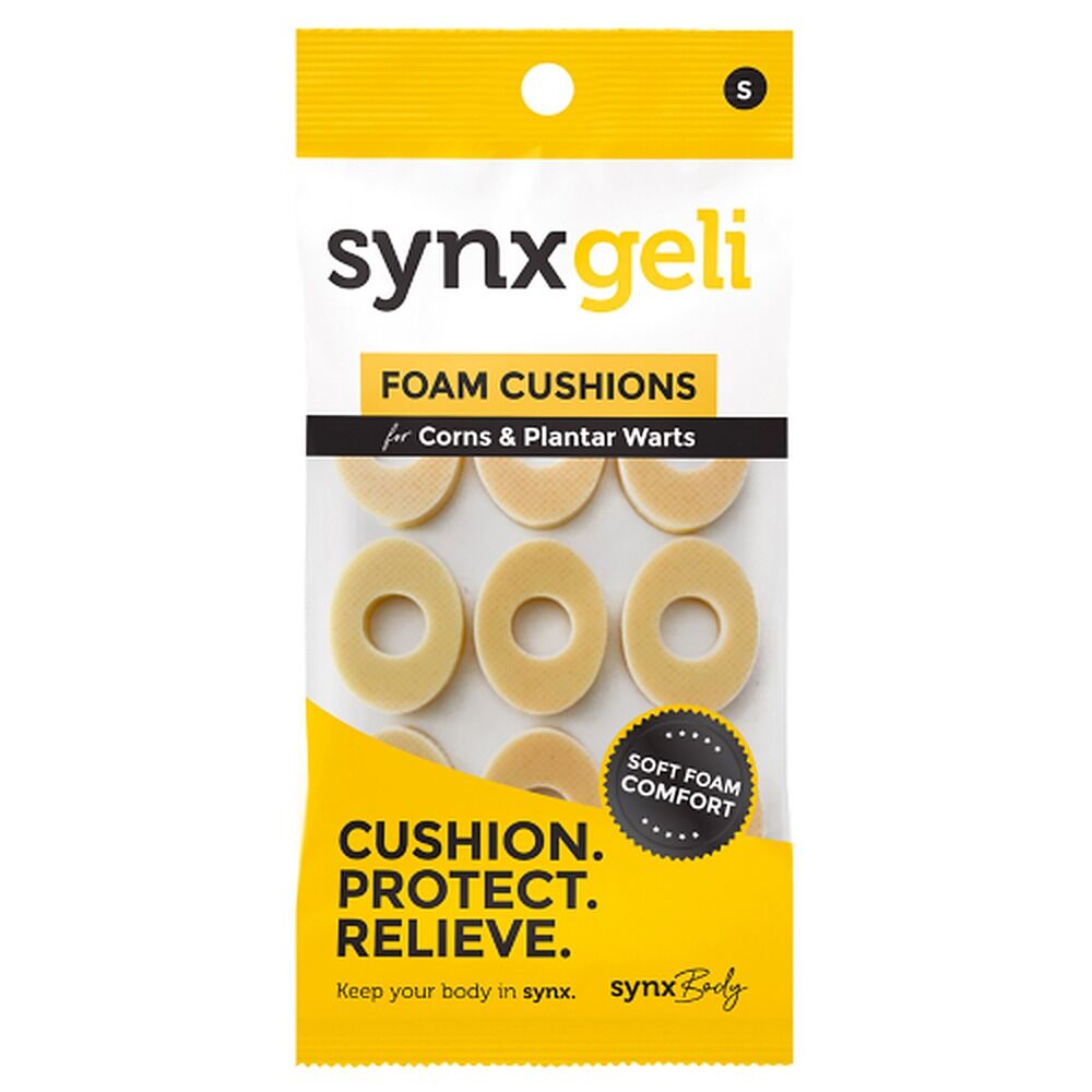 Synx Synxgeli Foam Cushions for Corn & Plantar Warts 9 Pack