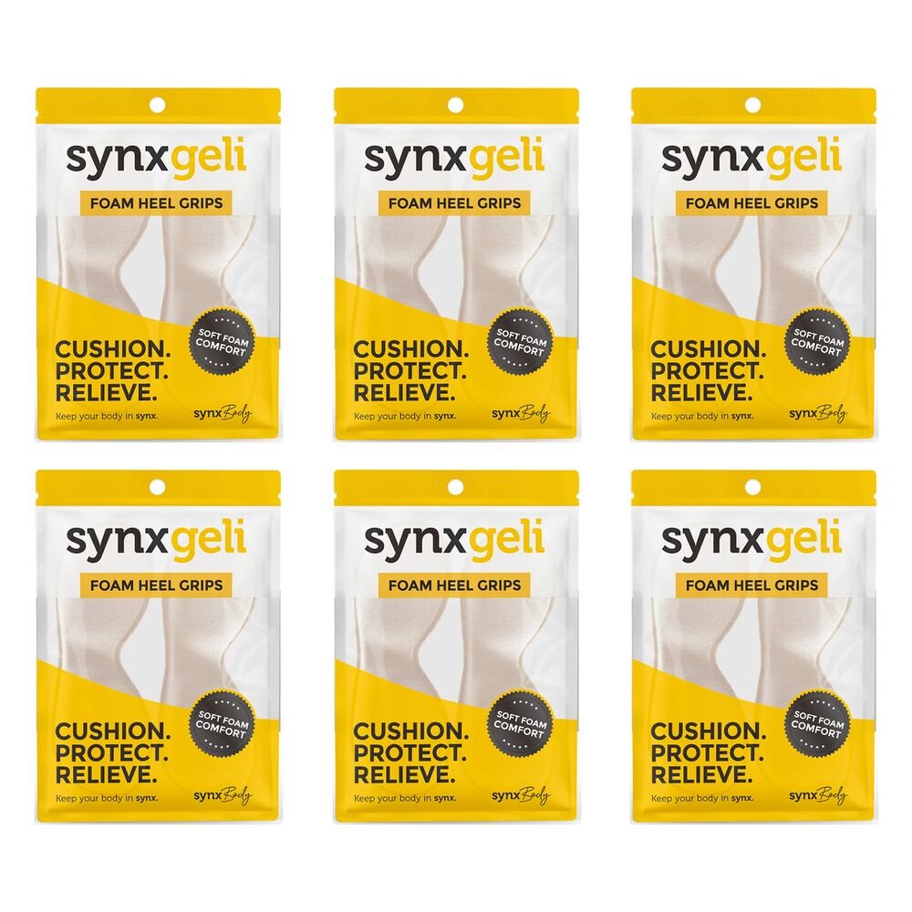 Synx Synxgeli Heel Grips Pack of 6
