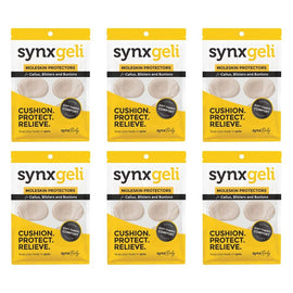 Synx Synxgeli Moleskin Protectors for Callus, Blisters & Bunions 6 Bundle of 6