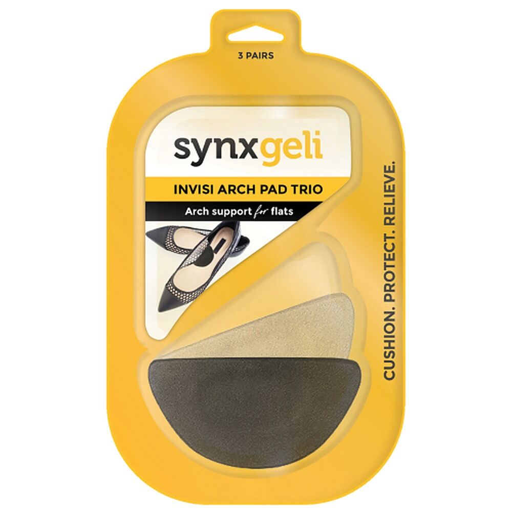 Synx Synxgeli Invisi Arch Pad Trio 3 Pairs
