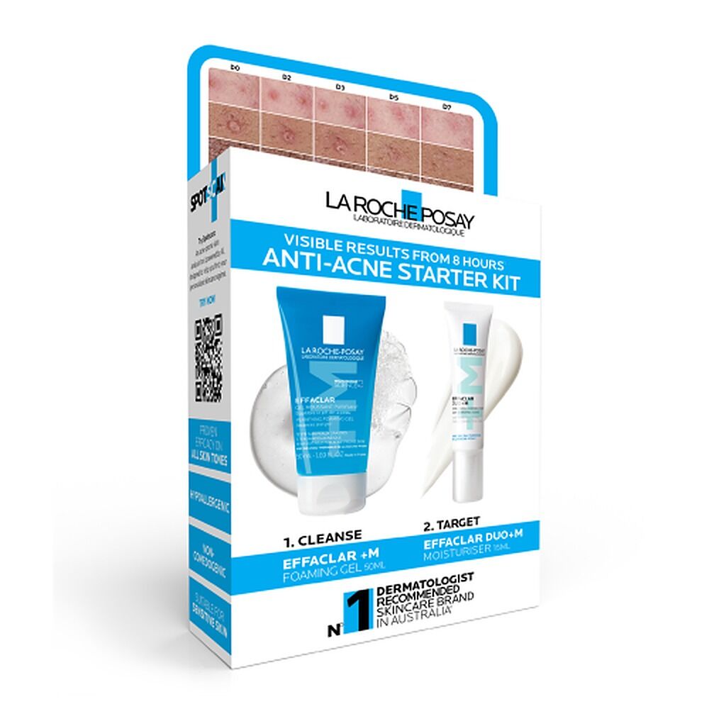 La Roche-Posay Effaclar Anti-Acne Starter Kit 2 Piece Set