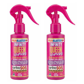 Pain Blaster Infinity Queen Women's Pain Relief Spray 100mL Pack of 2