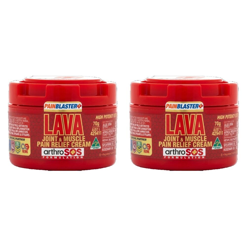 Pain Blaster Lava Joint & Muscle Pain Relief Cream 70g Pack of 2