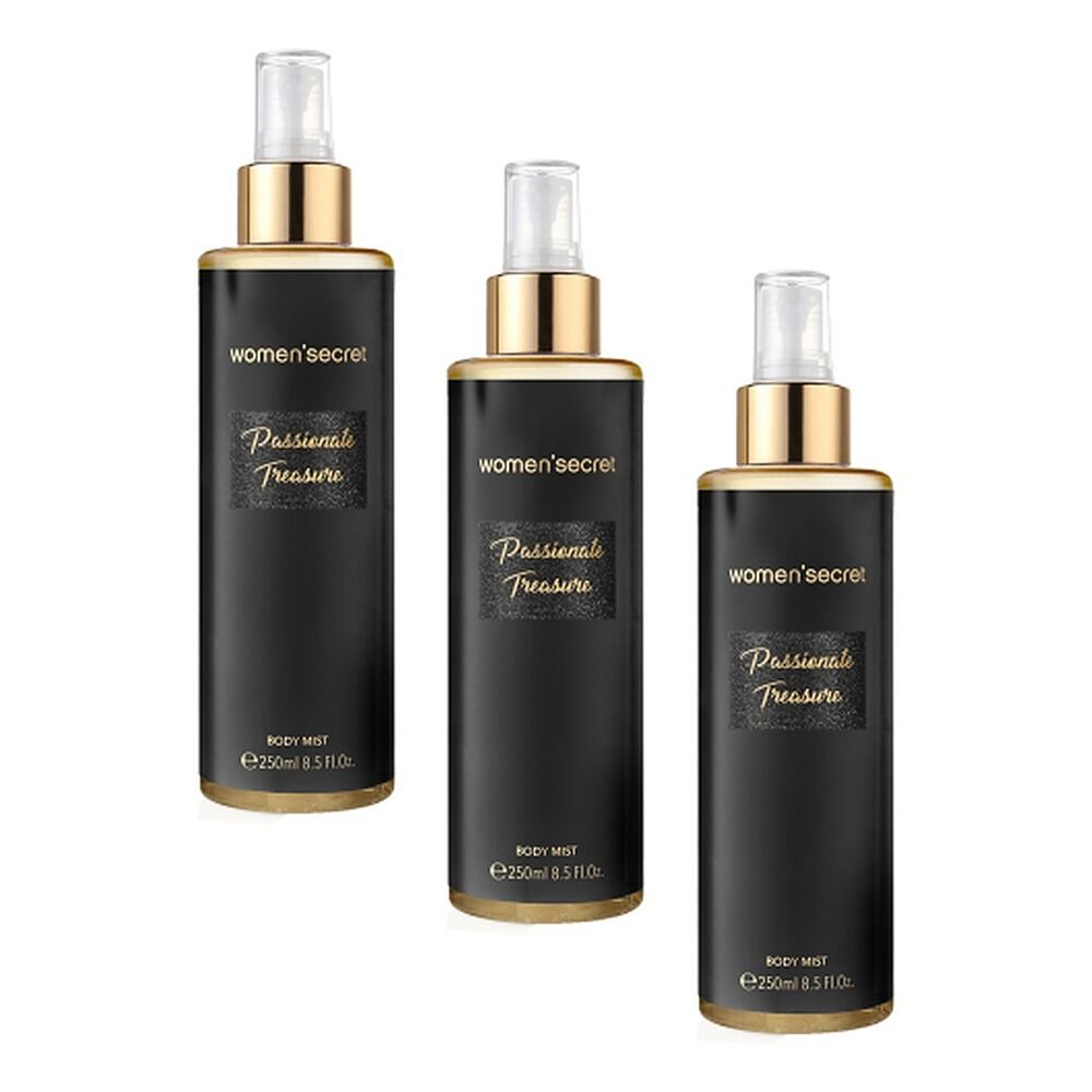 Women'Secret Passionate Treasure Body Mist 250mL Pack of 3