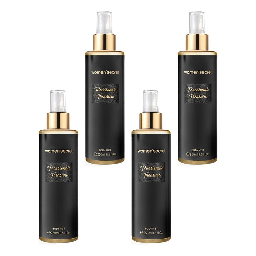 Women'Secret Passionate Treasure Body Mist 250mL Pack of 4