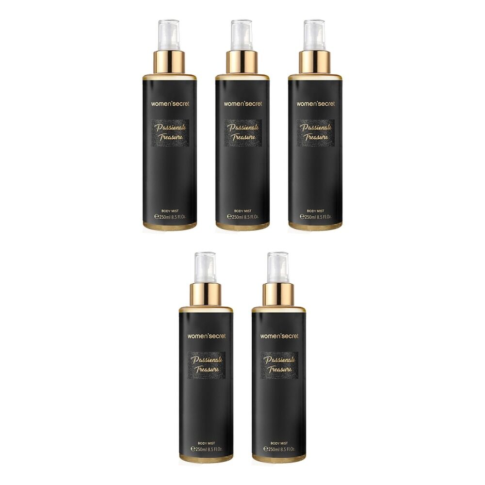 Women'Secret Passionate Treasure Body Mist 250mL Pack of 5