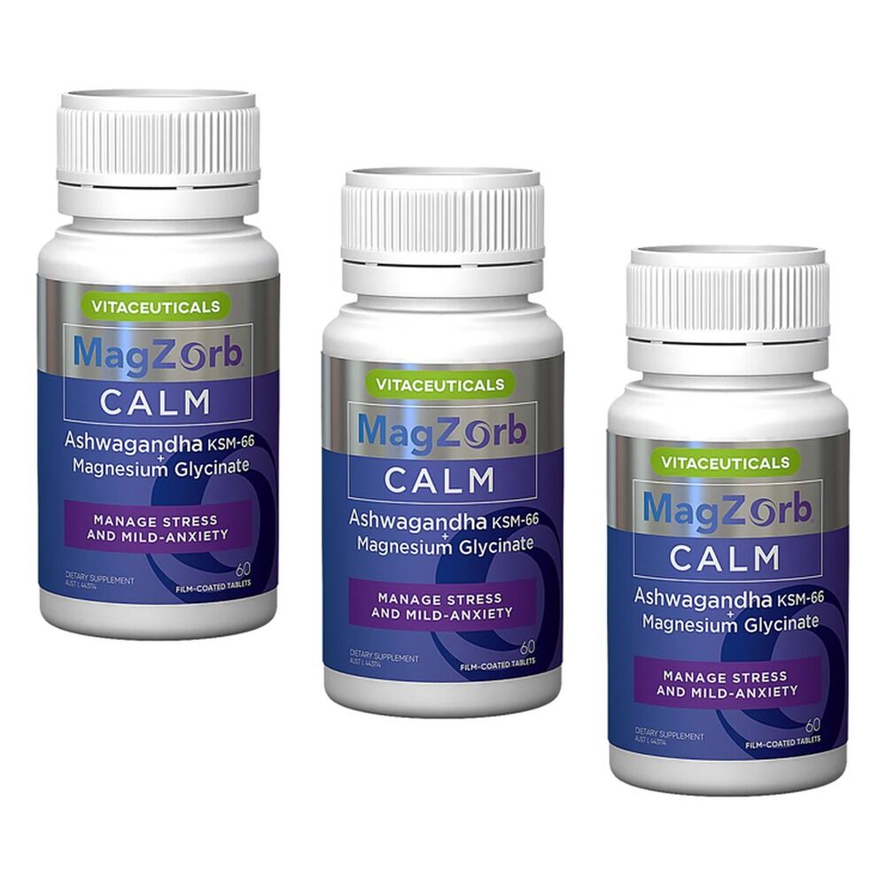 Vitaceuticals MagZorb Calm 60 Tablets Pack of 3