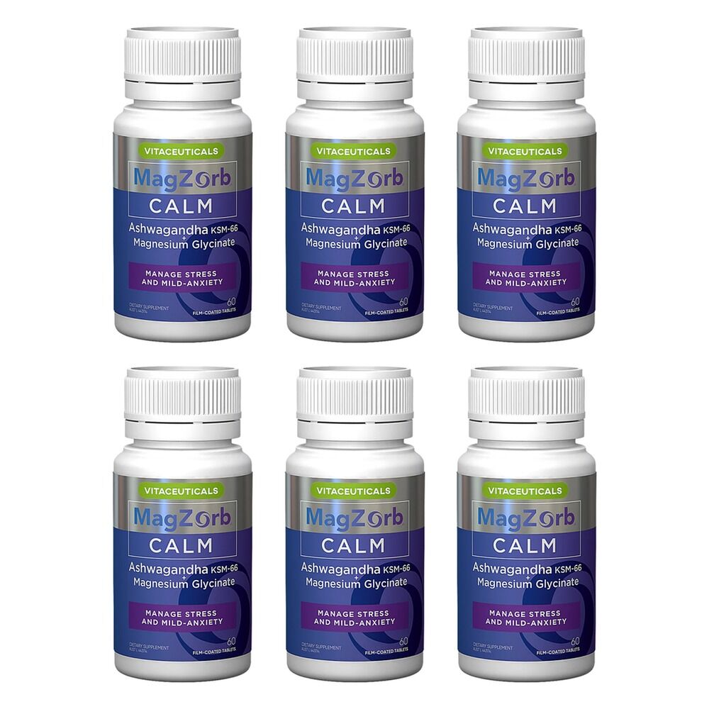 Vitaceuticals MagZorb Calm 60 Tablets Pack of 6
