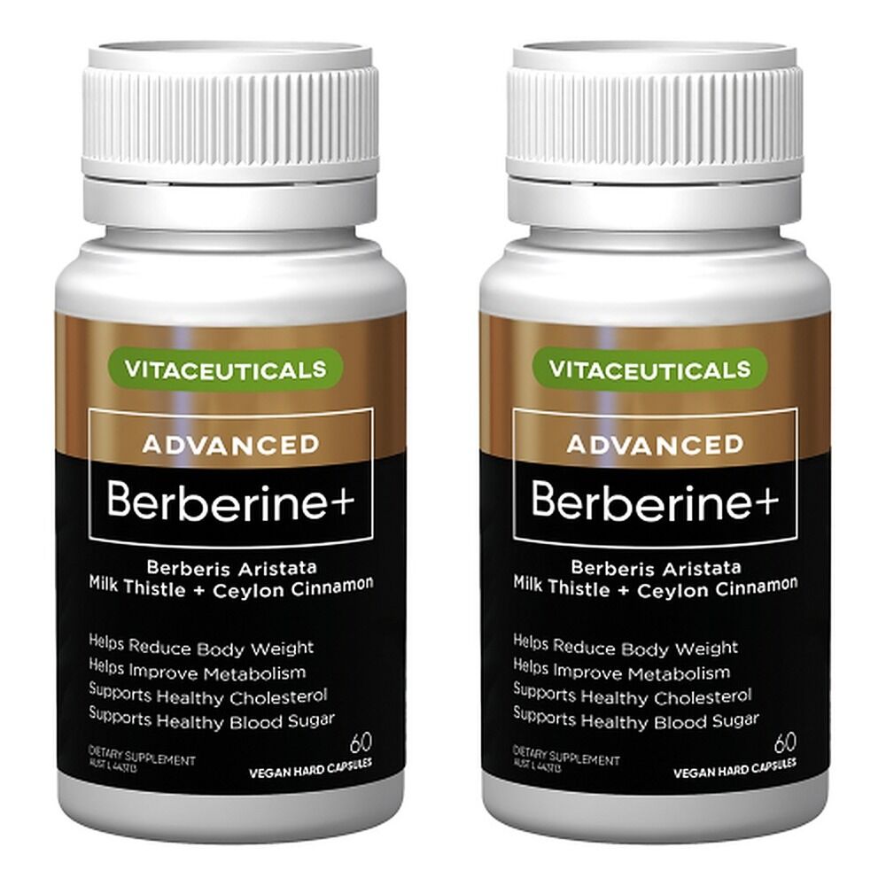 Vitaceuticals Advanced Berberine+ 60 Capsules Pack of 2