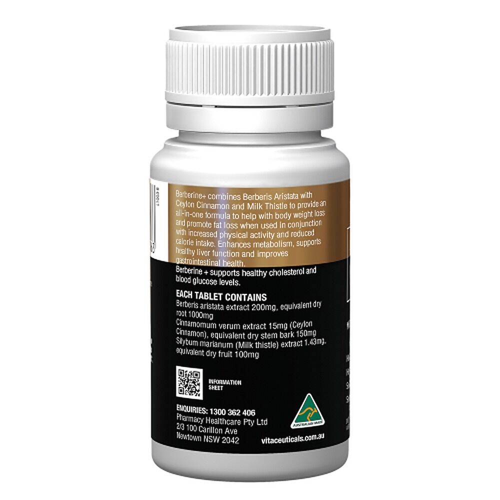 Vitaceuticals Advanced Berberine+ 60 Capsules