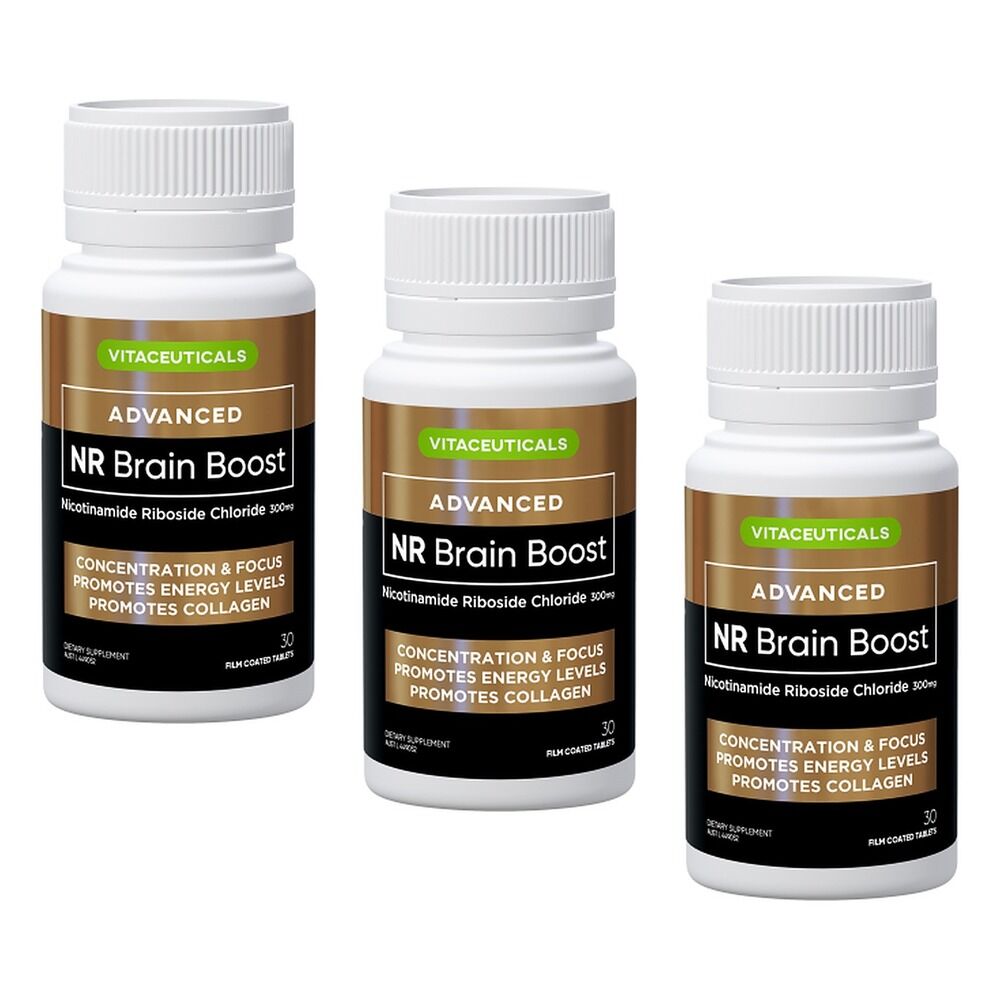 Vitaceuticals Advanced NR Boost 30 Tablets Pack of 3