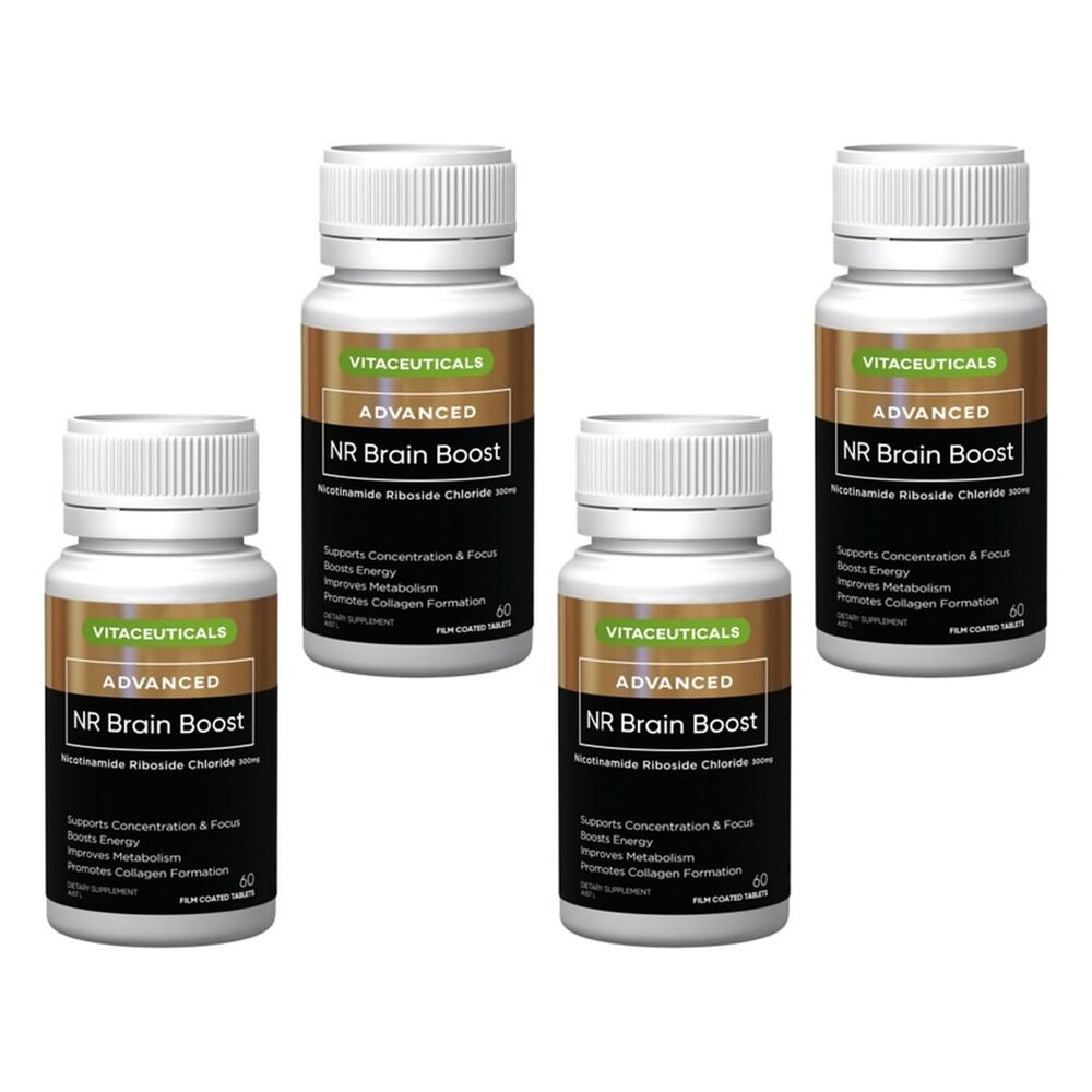 Vitaceuticals Advanced NR Boost 60 Tablets Pack of 4