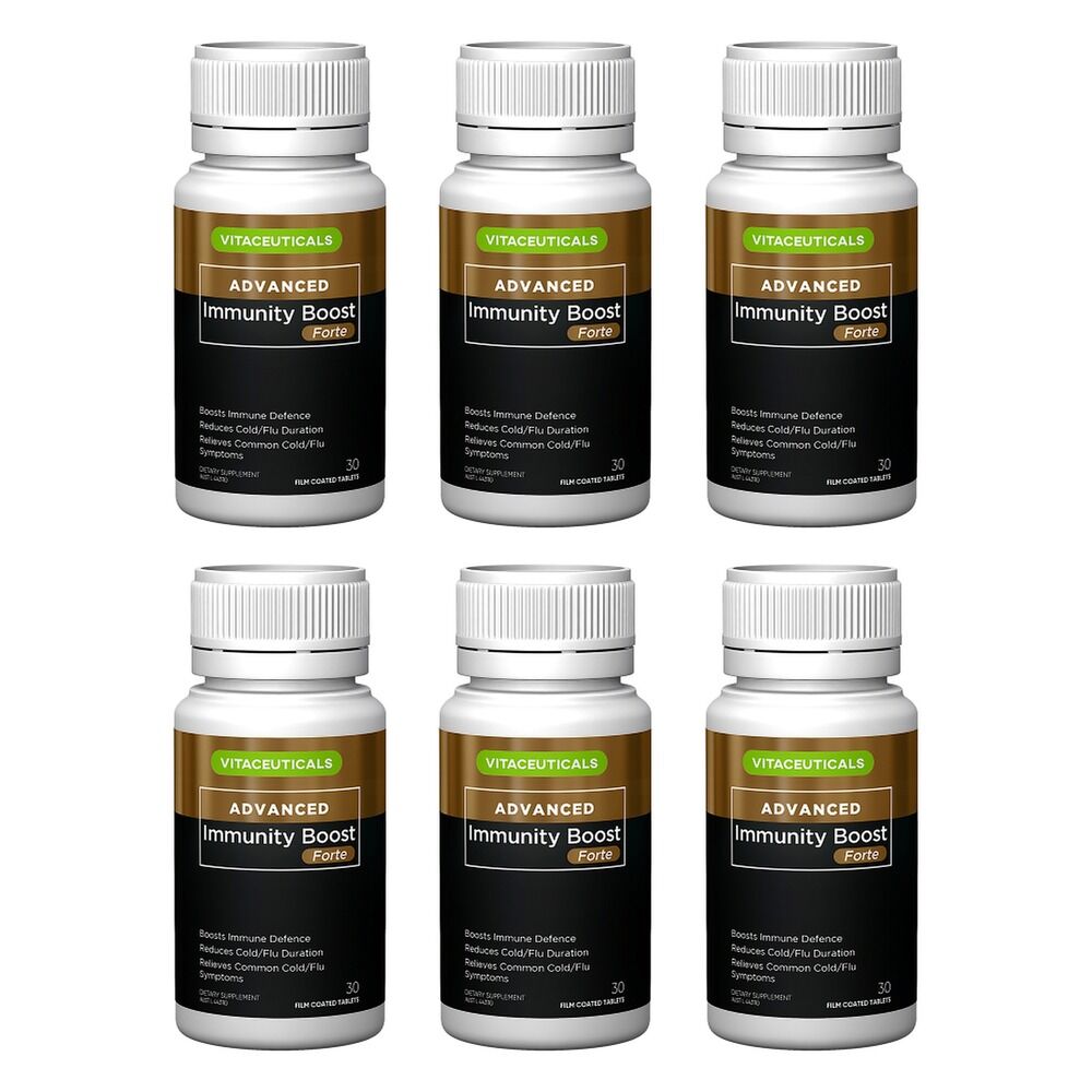 Vitaceuticals Advanced Immunity Boost Forte 30 Pack Bundle of 6