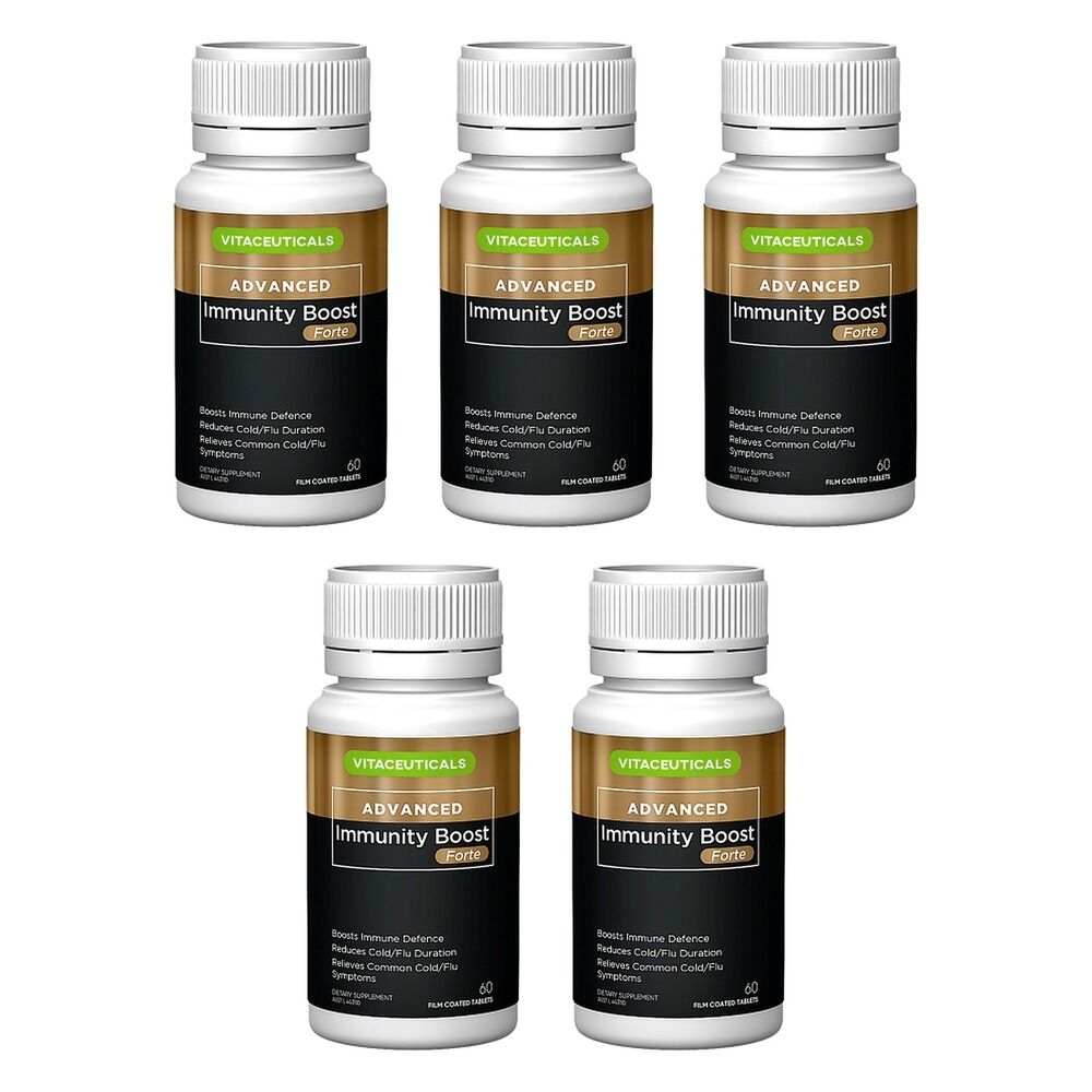 Vitaceuticals Advanced Immunity Boost Forte 60 Tablets Pack of 5